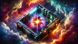 Supernova Supercomputer Space Rainbow
