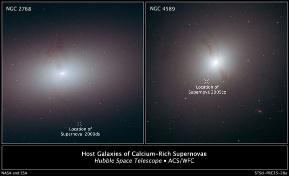 Hubble Finds Supernovae in ‘Wrong Place at Wrong Time’