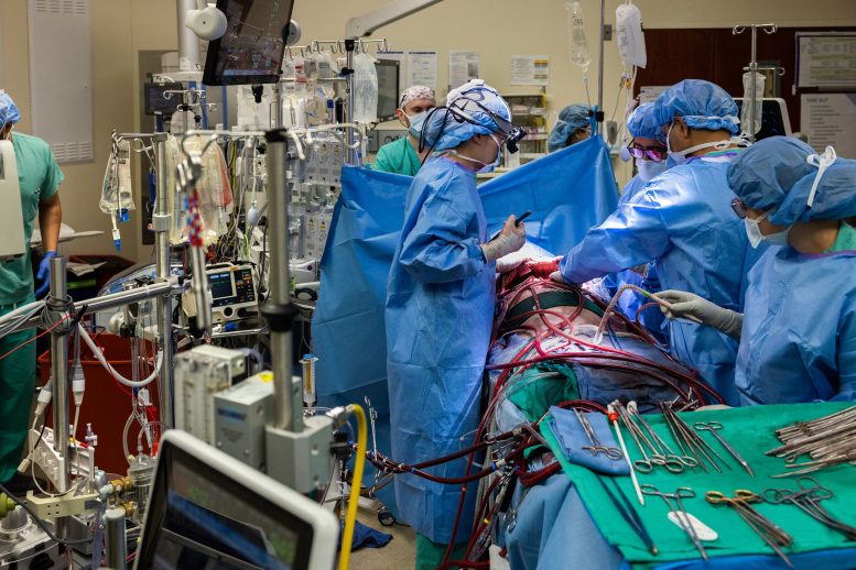 Surgeons Removed a Patient’s Infected Lungs and Attached Him to an Artificial Lung System To Keep Him Alive.