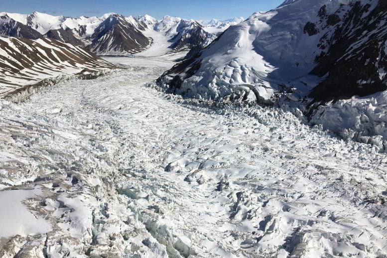 Surging Glacier in the St. Elias Mountains, Canada