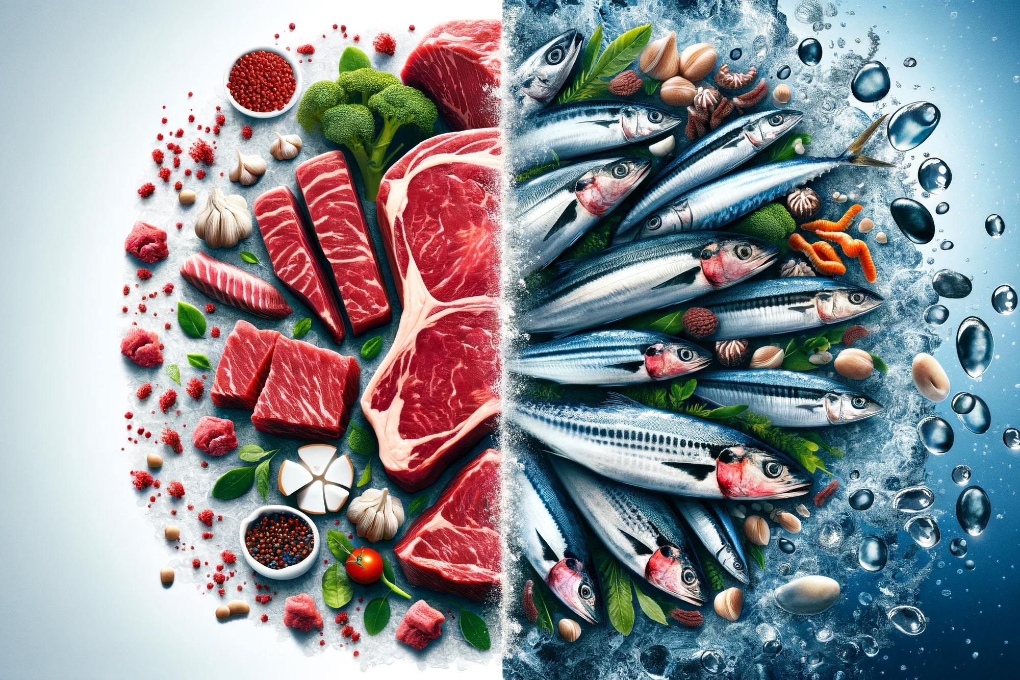 Chế độ ăn cá nhỏ thay thịt đỏ
