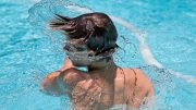 Swimmer Shaking Head