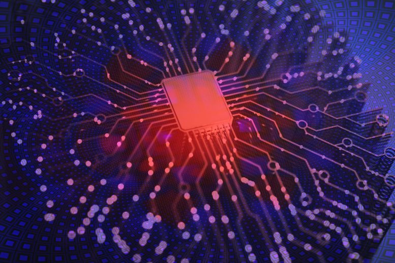 Synthetic Method for Making Microchips Illustration