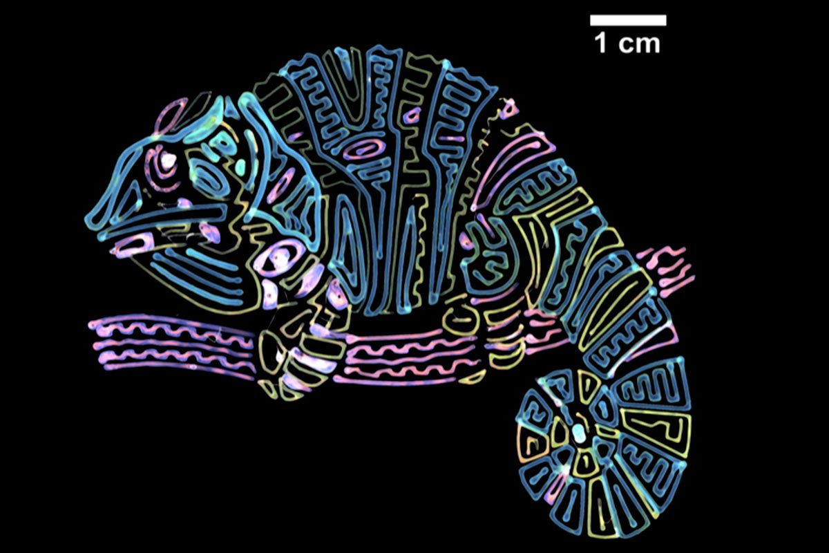 Synthetic Structure-Based Color Materials for Polymer Inks