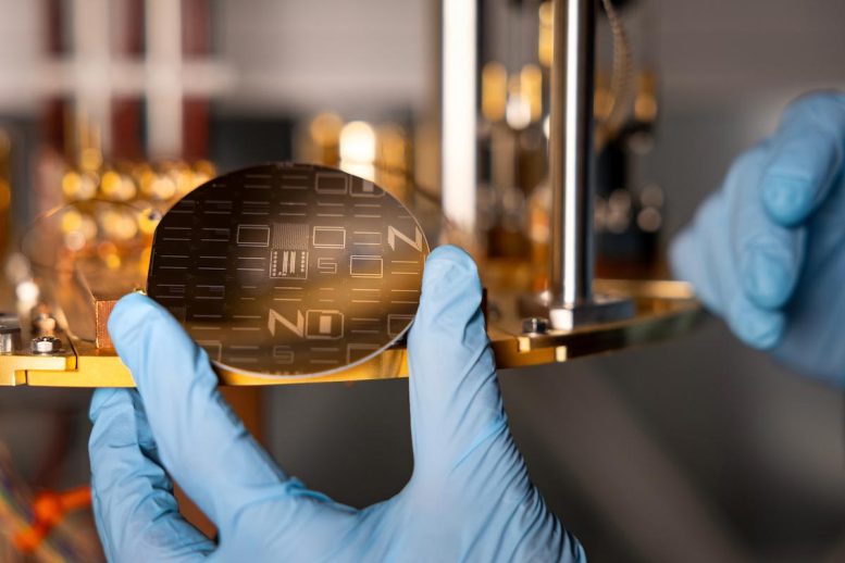 TESSERACT Chip Wafer Close Up