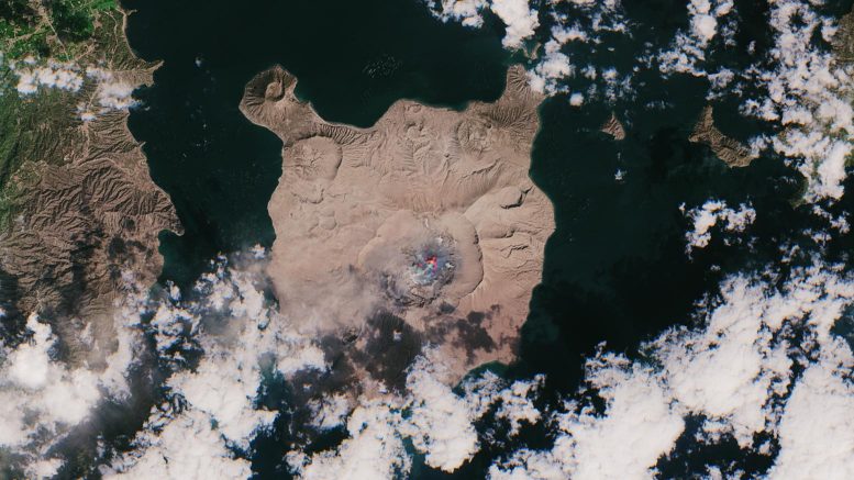 Taal Volcano Satellite View