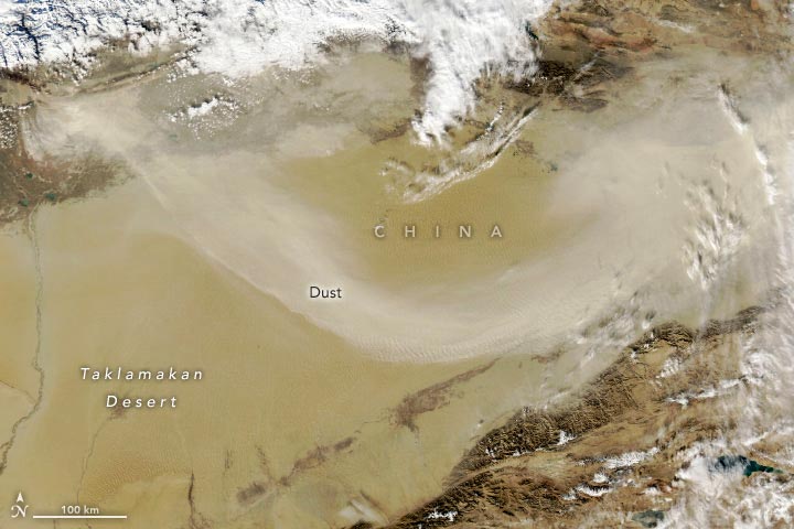 Taklamakan Desert Dust 2023 Annotated