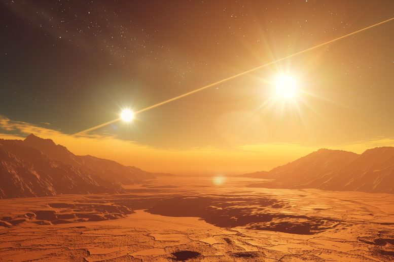 Tatooine Exoplanet Two Suns Concept