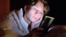 Teenager Smartphone Glow Bed