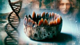 Teeth Genetics Anthropology Art Concept