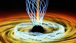 Telescope Reveals Magnetic Fields at Milky Way's Central Black Hole