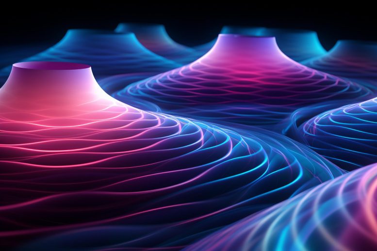 Terahertz Waves Technology Art Concept