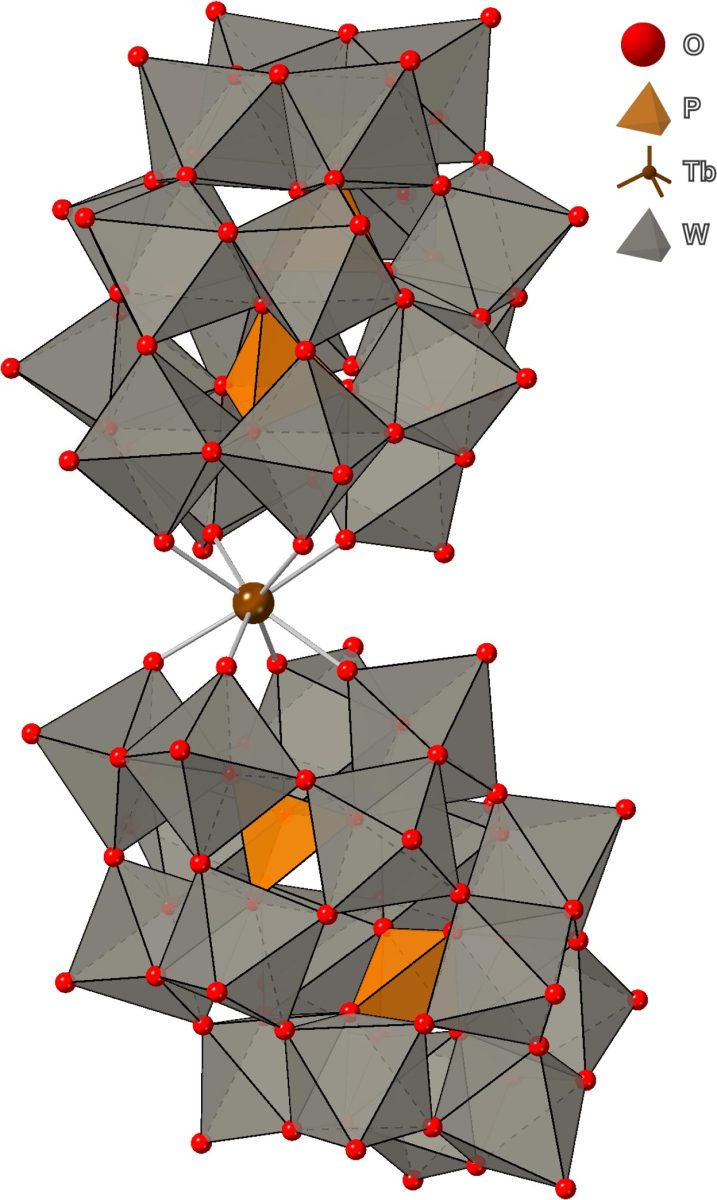 Terbium in a Tungsten Oxygen Cage