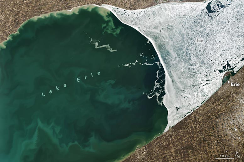 Thawing Lake Erie 2025 Annotated