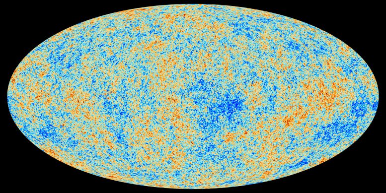 Cosmic Microwave Background Radiation Map