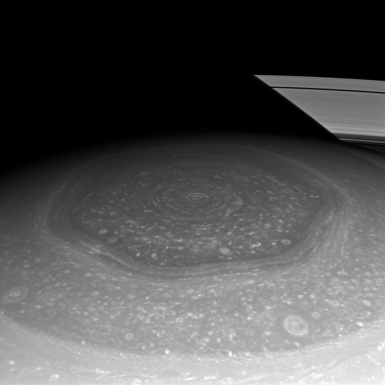 The North Polar Hexagon of Saturn