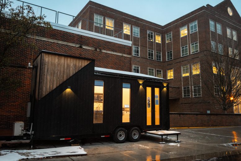The Outside of the Tiny House Lab for Studying Indoor Air Quality