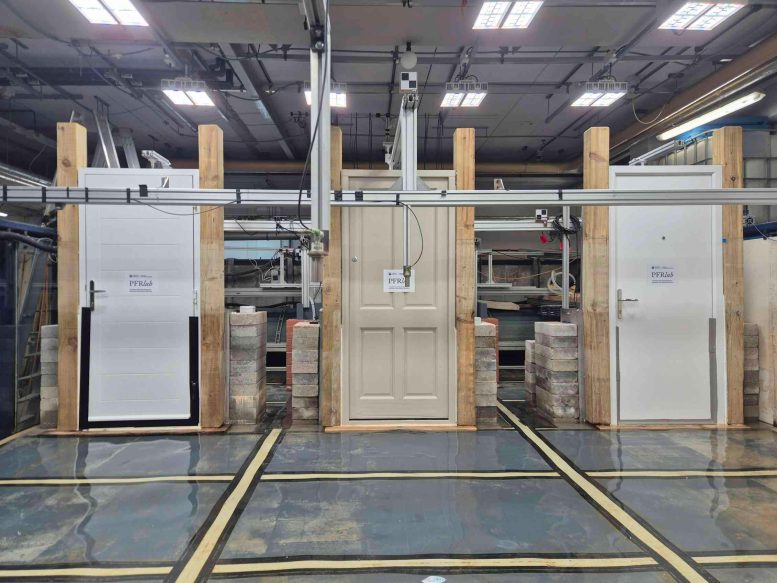 Three Doors Ready for Flood Testing