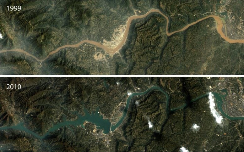 Three Gorges Dam 1999 2010