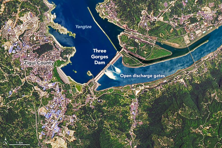 Three Gorges Dam June 2020