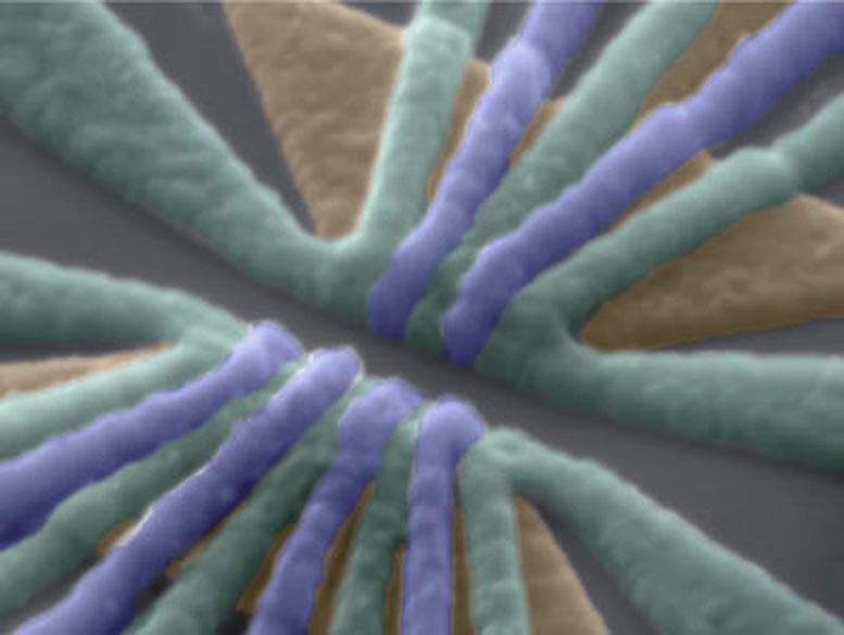 Three Spin Qubits in Silicon