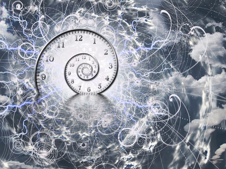 Time Quantum Physics Concept Art