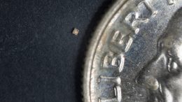 Tiny Sensor Next to Coin