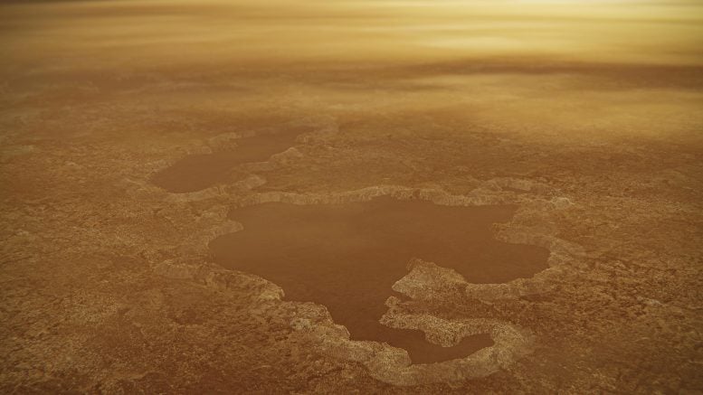 Titan's Rimmed Lakes