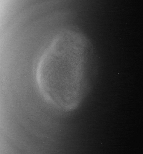 Titan's South Polar Vortex in Motion
