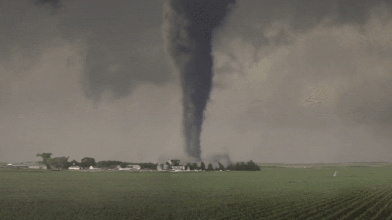 Tornado Strikes Farm