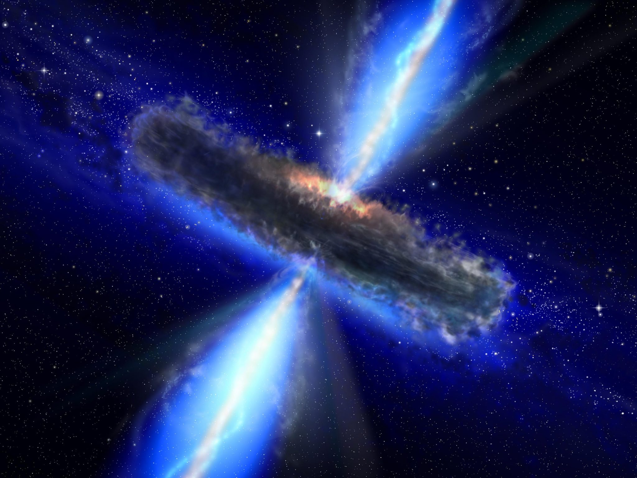 Torus ring around supermassive black hole