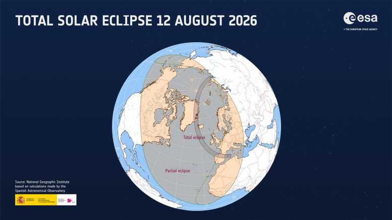Total Solar Eclipse August 2026 Global Map