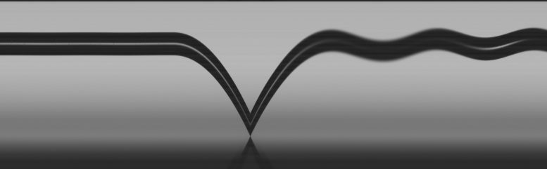 Trace of a Bouncing Particle 1