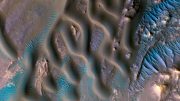 Transverse Aeolian Ridges Blue Ripples Mars