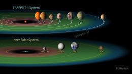 Trappist-1 Planetary System Compared