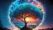 Tree of Life Colorful Artistic Illustration