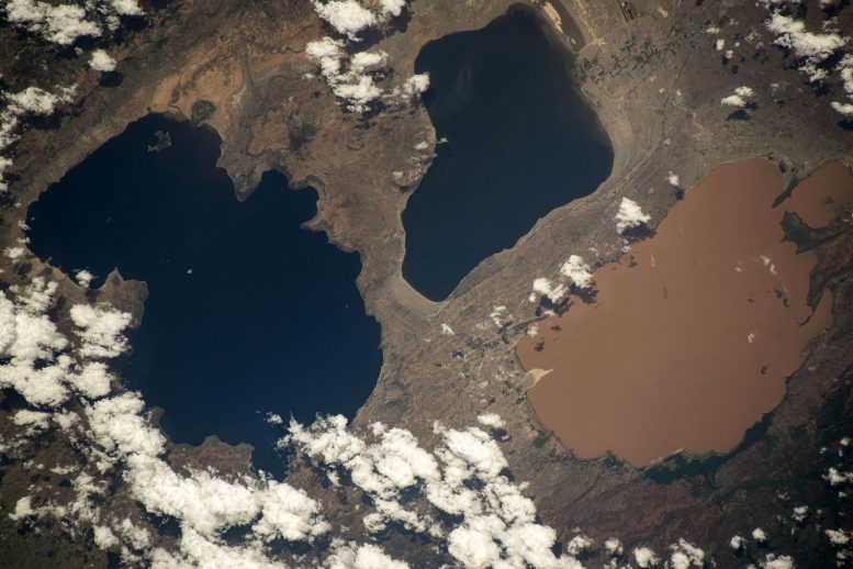 Trio of Ethiopian Lakes From Space Station
