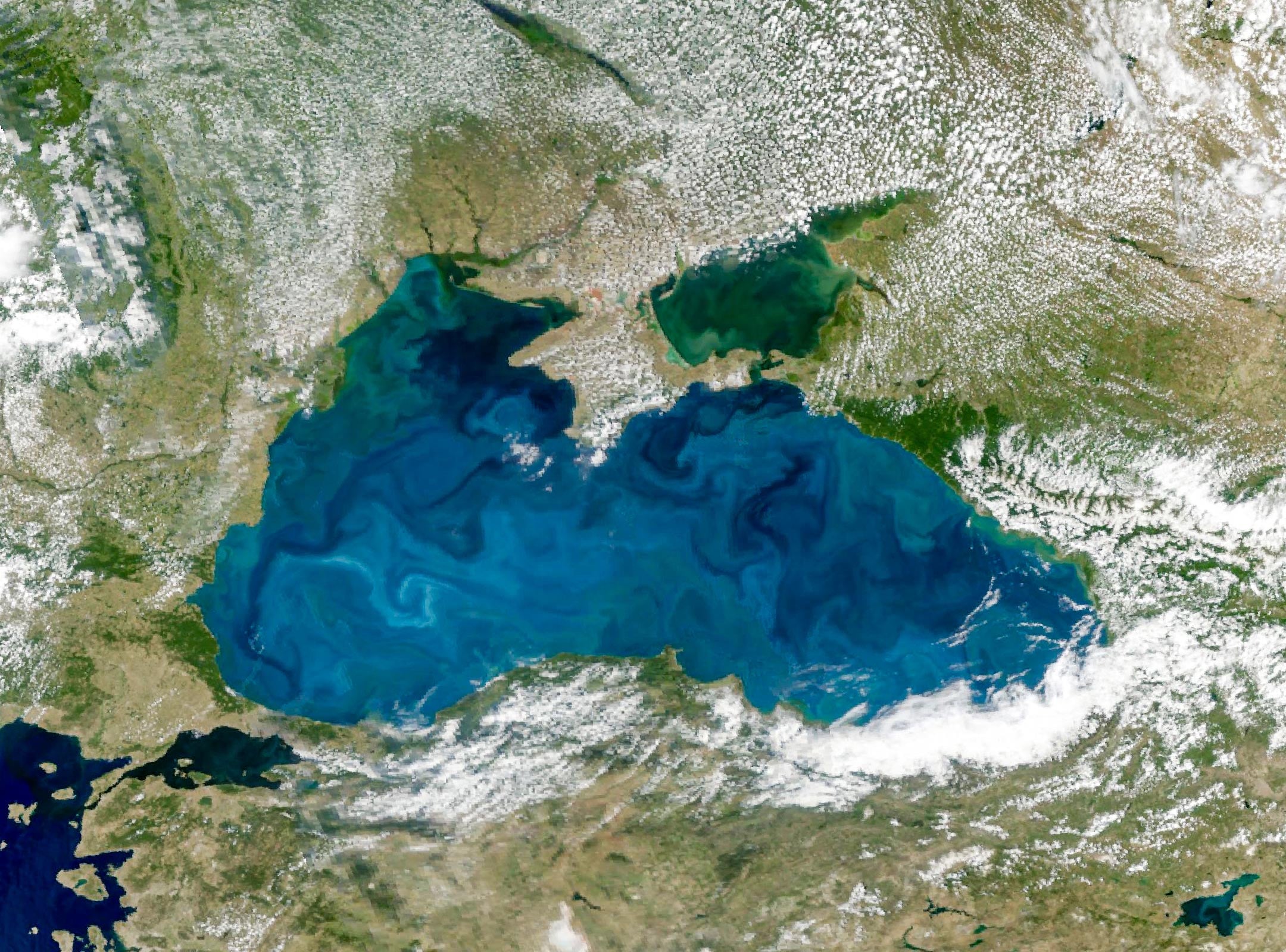 NASA Discovers the Black Sea’s Breathtaking Annual Color Change