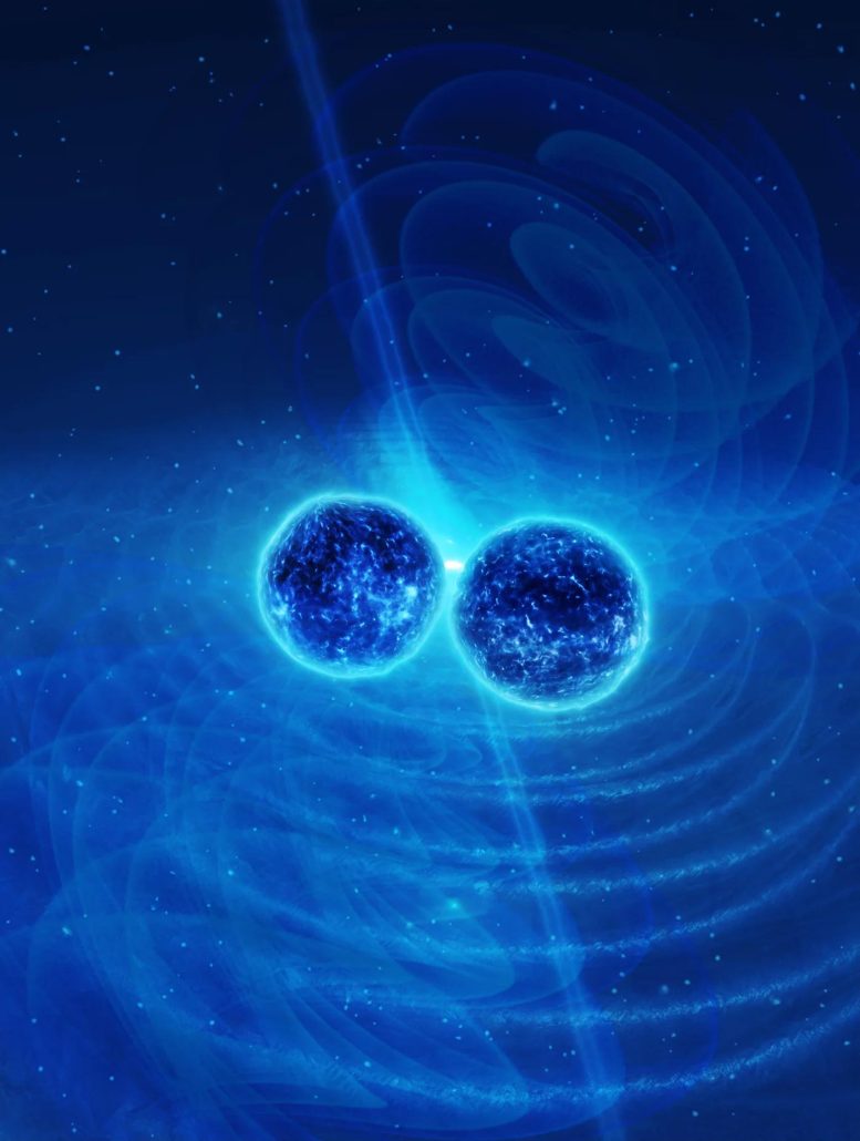 Two Merging Neutron Stars