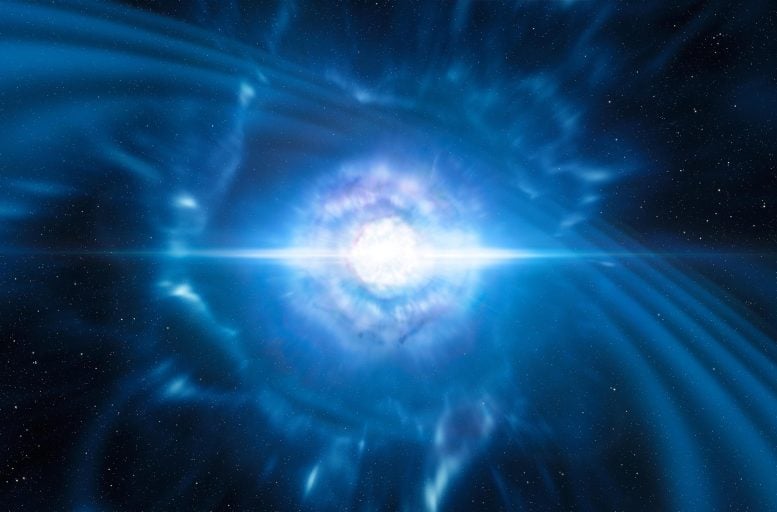 Two Neutron Stars Merging Artist’s Impression