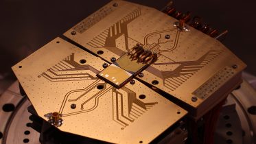 Two Quantum Computer Microchips