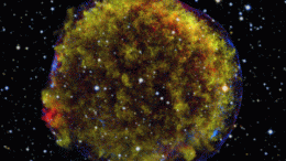 Tycho's Supernova Remnant Chandra Movie Captures Expanding Debris From a Stellar Explosion