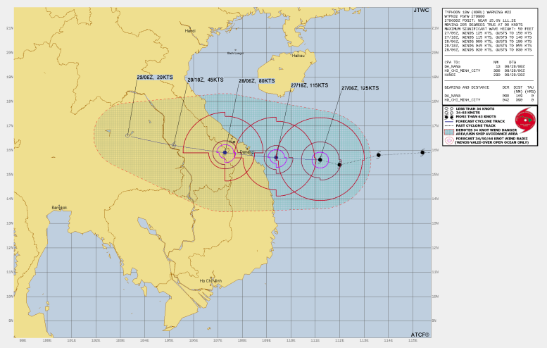 Typhoon Noru Forecast