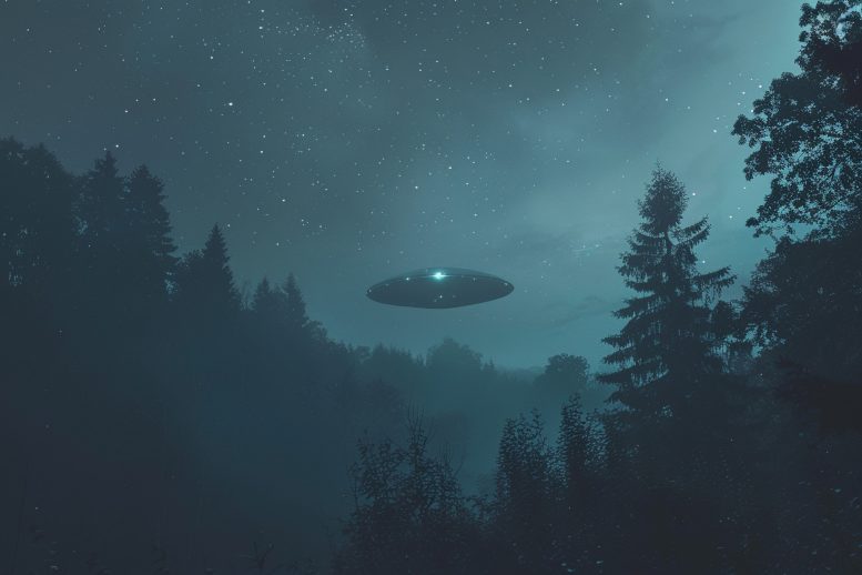 UFO Forest Alien
