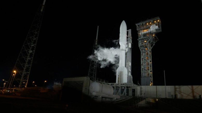 Programa de teste espacial ULA Atlas V Rocket DoD 3