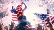USA Election Victory Celebration Concept