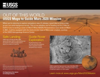 Out of This World: USGS Astrogeology Maps to Guide Mars 2020 ...