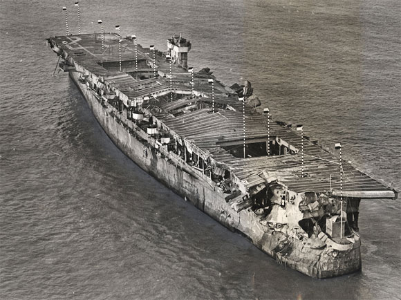 USS Independence at Anchor in San Francisco Bay