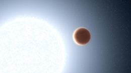 Ultra-Hot Jupiter-Sized Exoplanet Illustration