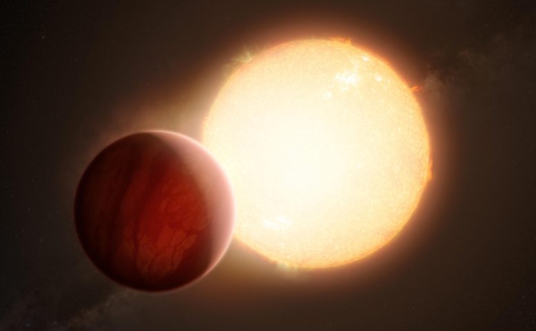 Ultra-Hot Jupiter Transiting Its Star